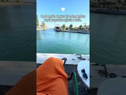 Bodrum’da Denize Karşı Kahve Keyfi ☕️☀️🌊